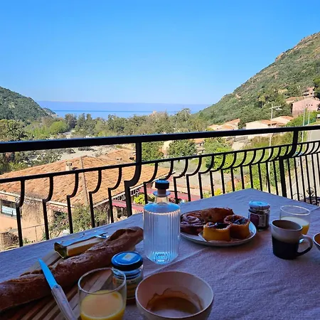 T2 Vue & Montagne Terrasse Coucher De Soleil Porto (Corsica)